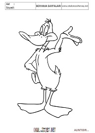 daffy-duck boyama sayfaları